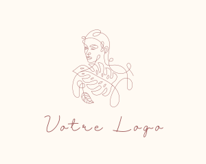 Outline - Woman Natural Beauty logo design