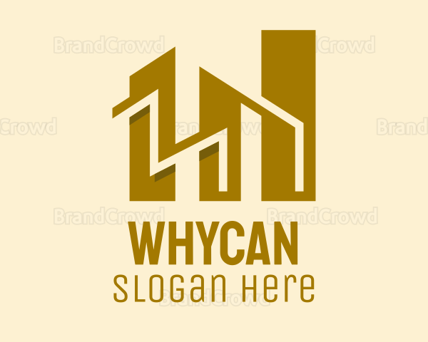 Gold Urban City Logo