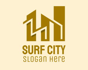 Gold Urban City  logo design