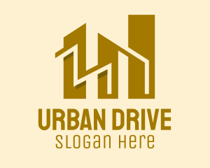 Gold Urban City  logo design