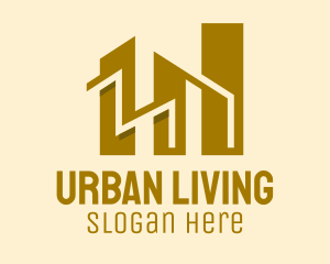 Gold Urban City  logo design