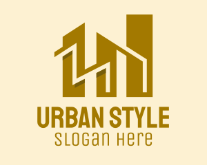 Gold Urban City  logo design