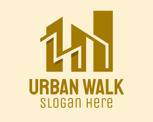 Gold Urban City  logo design