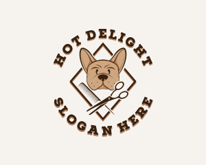 Dog Pet Grooming logo design