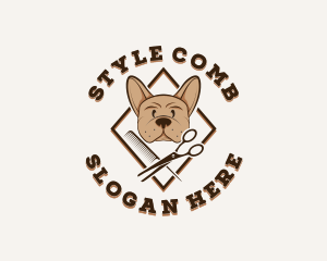 Dog Pet Grooming logo design