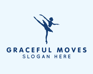 Ballet - Girl Ballet Dancing logo design