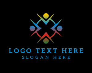 Volunteer - Humanitarian Charity Organization logo design