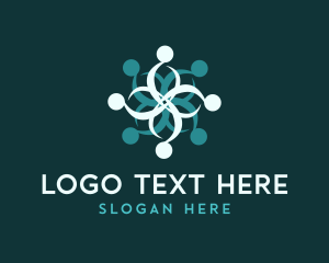 Community - People Community Organization logo design