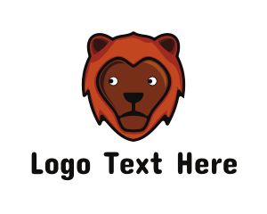 Funny - Lion Animal Safari logo design