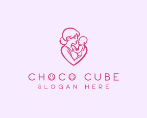 Midwife - Parenting Mother Child logo design