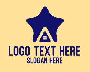 Space - Purple Star Home logo design