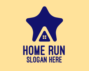 Purple Star Home logo design