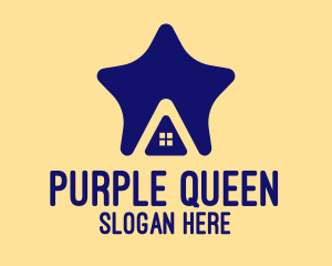 Purple Star Home logo design