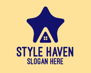 Motel - Purple Star Home logo design