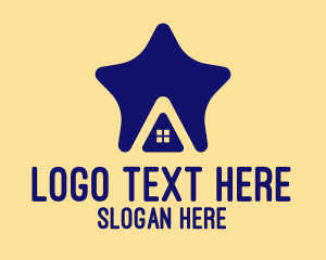 Motel - Purple Star Home logo design
