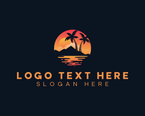 Water - Beach Vacation Island logo design