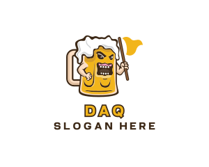 Mascot - Beer Mug Pub logo design
