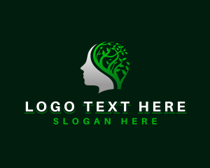 Brain - Head Wellness Psychology logo design
