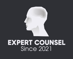 Counsel - Human Stone Sculpture logo design