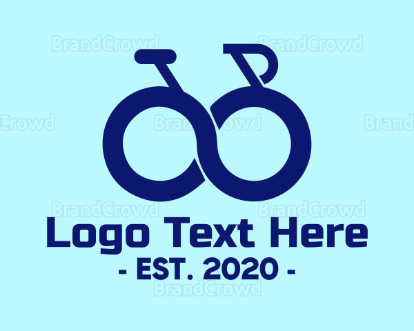 Blue Infinity Bike Logo