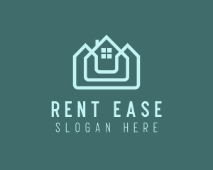 Rental - House Structure Unit logo design