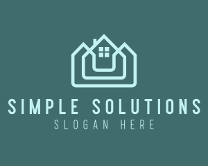 House Structure Unit  logo design