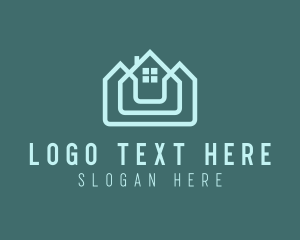 Subdivision - House Structure Unit logo design