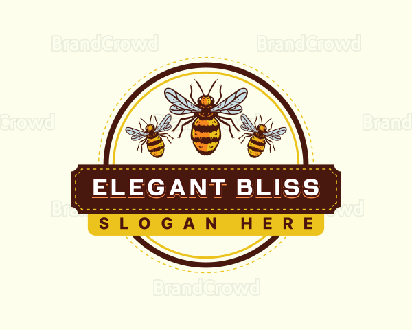 Bee Farm Bumblebee Logo