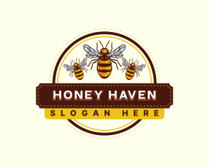Bee Farm Bumblebee logo design