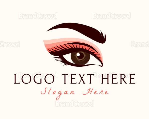 Feminine Eye Makeup Logo