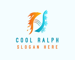 Heating Cooling Cycle logo design