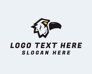 Crow - Bald Eagle Bird logo design