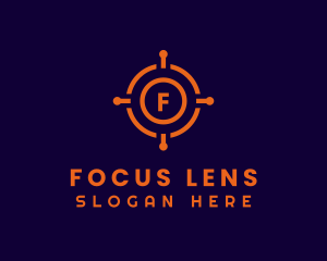 Focus Target Scope logo design