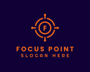 Focus Target Scope logo design