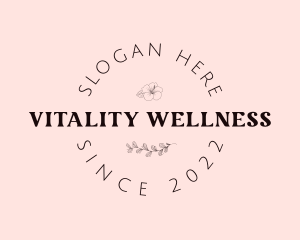 Wellness Flower Business logo design