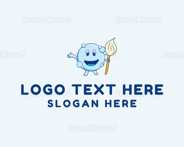 Bubble Mop Cleaner Logo