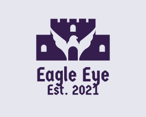 Eagle Castle Fortress  logo design