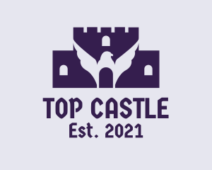 Eagle Castle Fortress  logo design