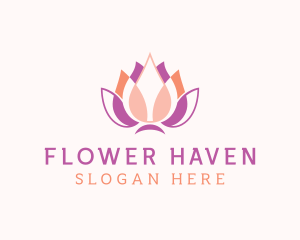 Lotus Flower Spa logo design