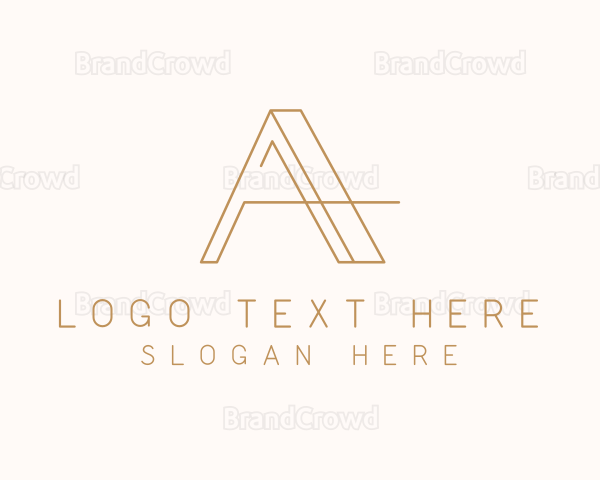 Elegant Letter A Company Logo