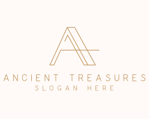 Elegant Letter A Company logo design