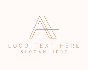 Fashion - Elegant Letter A Company logo design