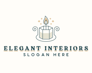 Candle Decor Souvenir logo design