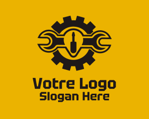 Industrial Wrench Tool  Logo