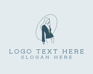 Lingerie - Sexy Female Blazer logo design