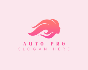 Beauty Salon - Pink Beauty Woman logo design