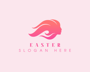 Stylist - Pink Beauty Woman logo design