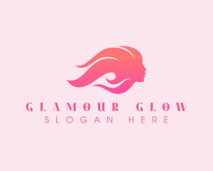 Pinkish - Pink Beauty Woman logo design