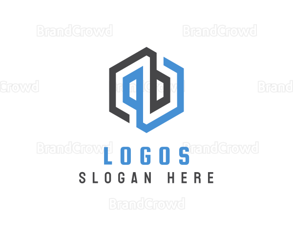 Industrial Hexagon Business Logo
