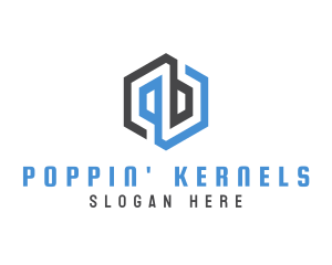 Industrial Hexagon Business logo design